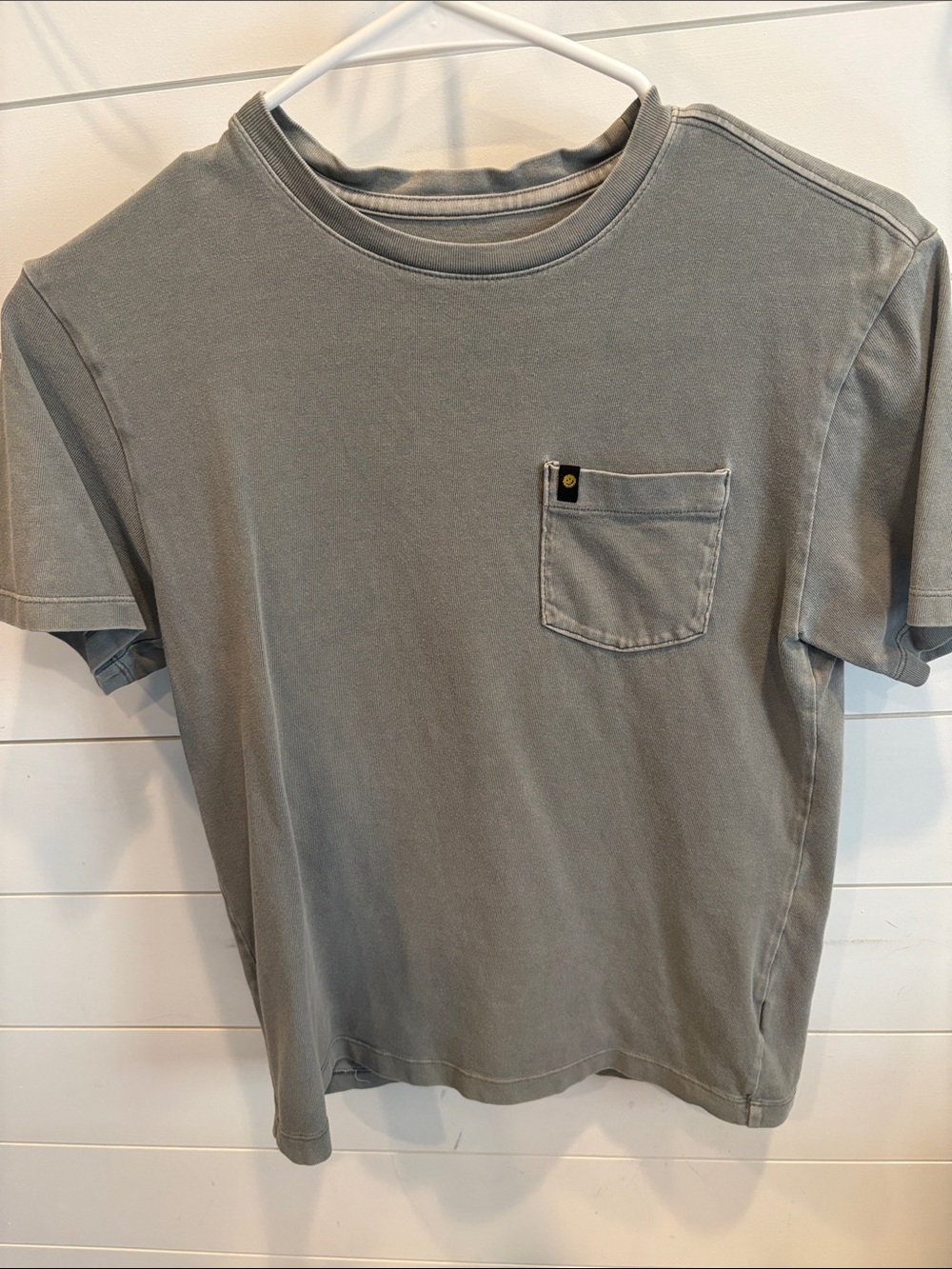 wonder nation Washed Gray Chest Pocket Tee
